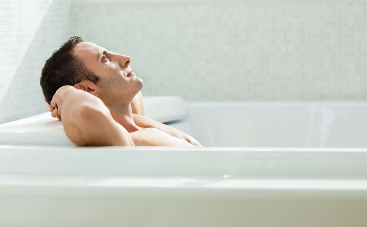 「半身浴　男性」の画像検索結果